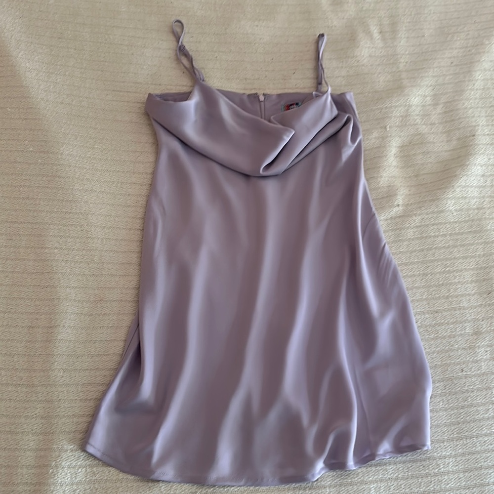 urban outfitters light purple slip dress size small